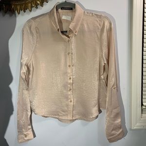 Brandy Melville Blush Pink Button Up